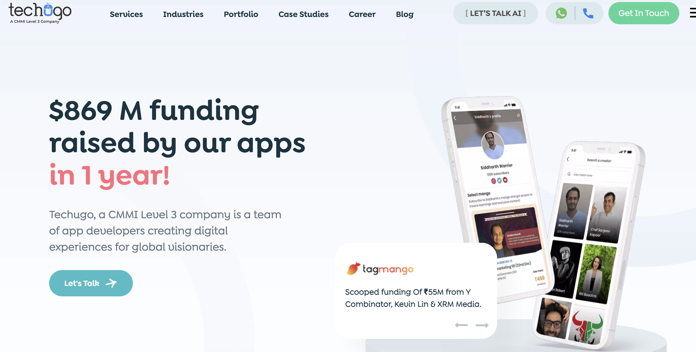 Techugo Homepage
